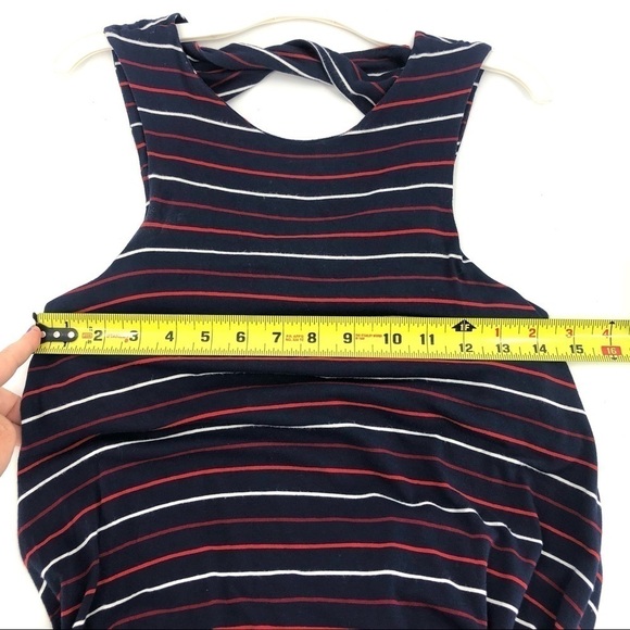 Amour Vert Collette Jersey Dress Womens Small Soft Stretch Sporty Casual Coastal - Picture 8 of 10